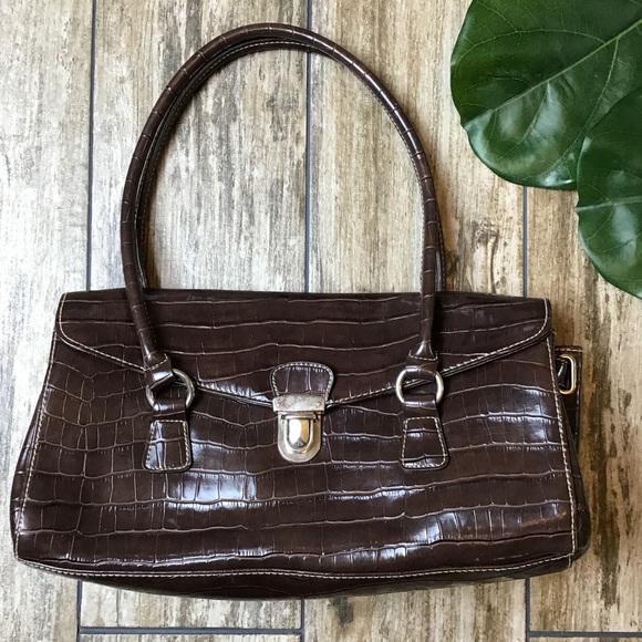 90s croc shoulder bag